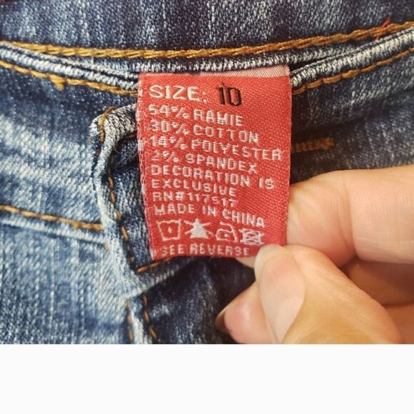 COS JEANS Cropped Embellished Classic Jeans 10 - Picture 6 of 10